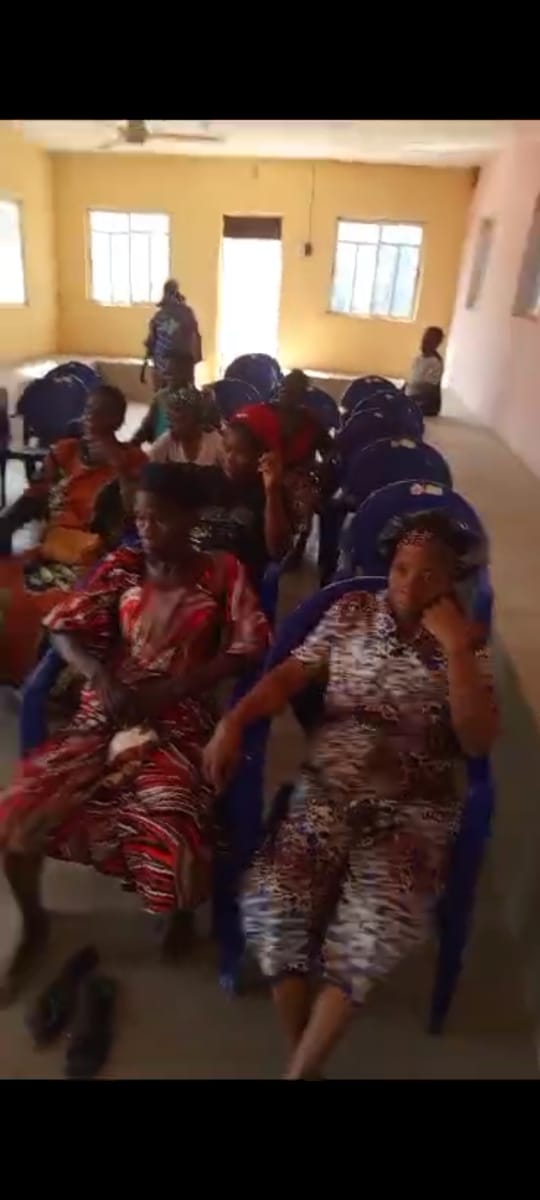 Women gathered for Life Support Foundation widows outreach